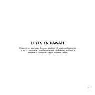 LEYES EN HAWAII