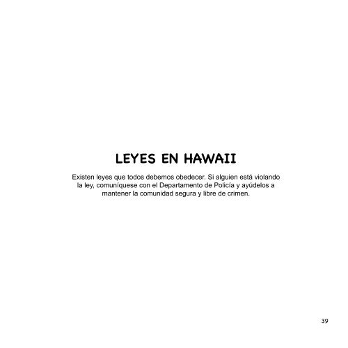 LEYES EN HAWAII