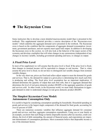 The Keynesian Cross