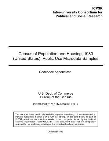 Public Use Microdata Samples - University of Toronto Map Library