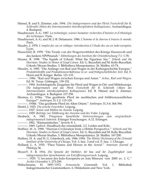 Comparative Notes on Hurro-Urartian, Northern Caucasian