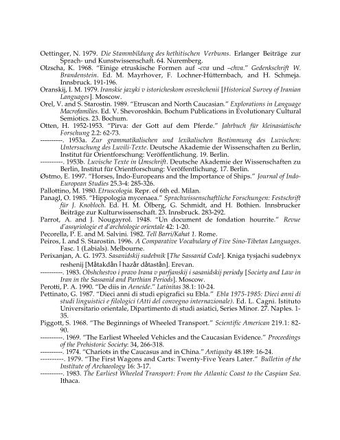 Comparative Notes on Hurro-Urartian, Northern Caucasian