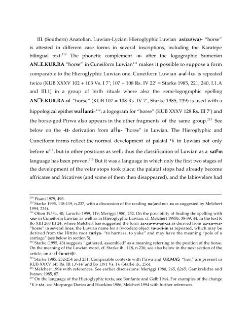 Comparative Notes on Hurro-Urartian, Northern Caucasian