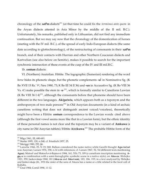 Comparative Notes on Hurro-Urartian, Northern Caucasian