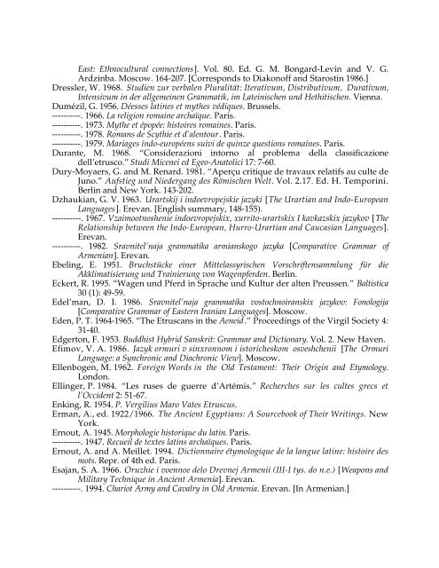 Comparative Notes on Hurro-Urartian, Northern Caucasian