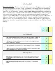 Kelly Anne Stahl Disposition Checklist: The following ... - Scholar