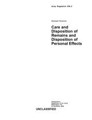 Care and Disposition of Remains - Army Publishing Directorate ...