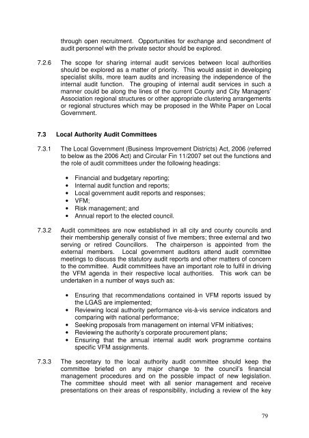 Report of the Local Government Efficiency Review Group