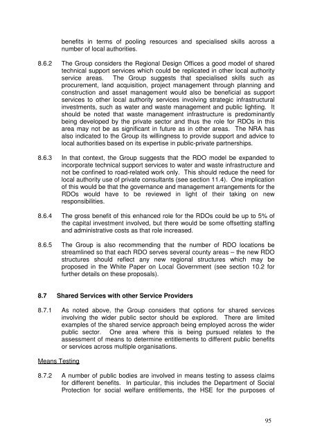 Report of the Local Government Efficiency Review Group