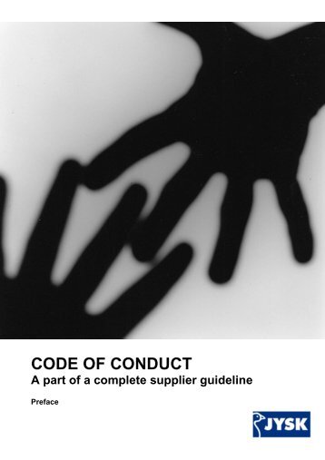 CODE OF CONDUCT - Jysk