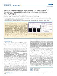 Dissociation of Vibrational State-Selected O2+ ...