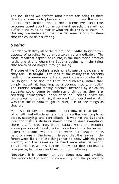 Lessons In Practical Buddhism - Sirimangalo.Org