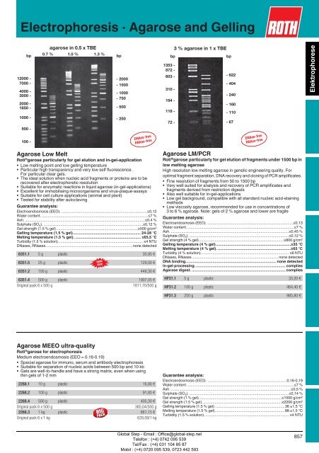 Electrophoresis