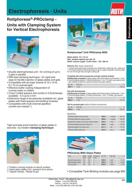 Electrophoresis