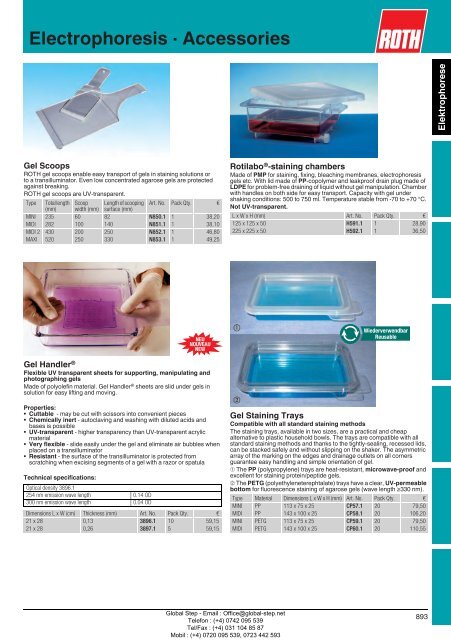 Electrophoresis