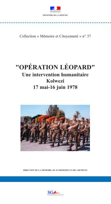 "OPÉRATION LÉOPARD" - Ministère de la Défense