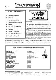 Numéro 39 - avril 2000 - Amicale des Anciens de la Légion ...