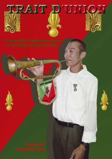 Septembre 2003 - Amicale des Anciens de la Légion Etrangère de ...