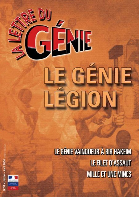 Lettre du g.nie n. 31 - Le génie militaire français - Ministère de la ...