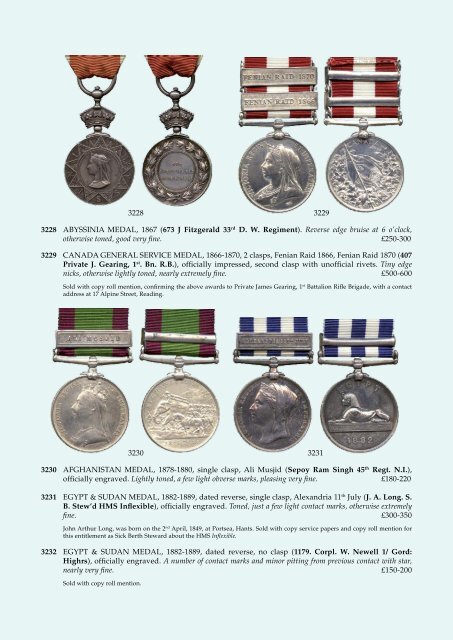 ORDERS, DECORATIONS AND MEDALS - Baldwin's