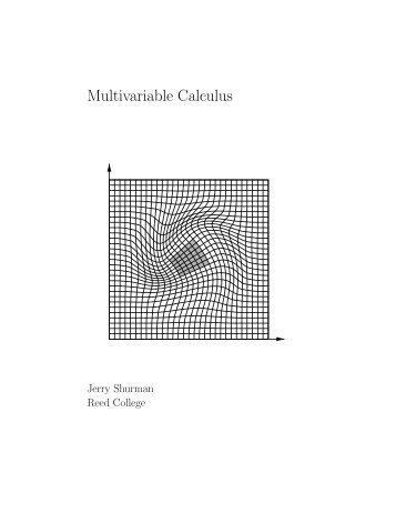 Multivariable Calculus - Reed College