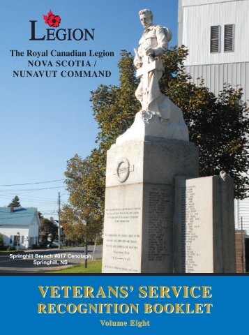 veterans - Royal Canadian Legion - Nova Scotia Command