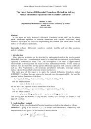 The Use of Reduced Differential Transform Method for Solving ...