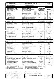 Datenblatt Sole / Wasser WP - Satag