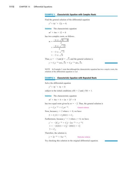 Second-Order Linear Differential Equations