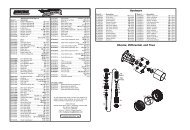 Hardware Shocks, Differential, and Tires - Hobbico