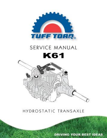 Tuff torq k46 service manual pdf