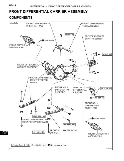 front differential carrier assembly - Pure Auto Parts Online Store