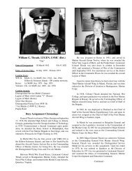 William G. Thrash, LTGEN, USMC (Ret.) Duty Assignment Chronology