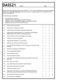 DASS Scoring Instructions