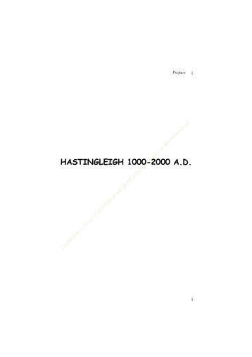 hastingleigh - Brian Berrys Book - Hastingleigh.com