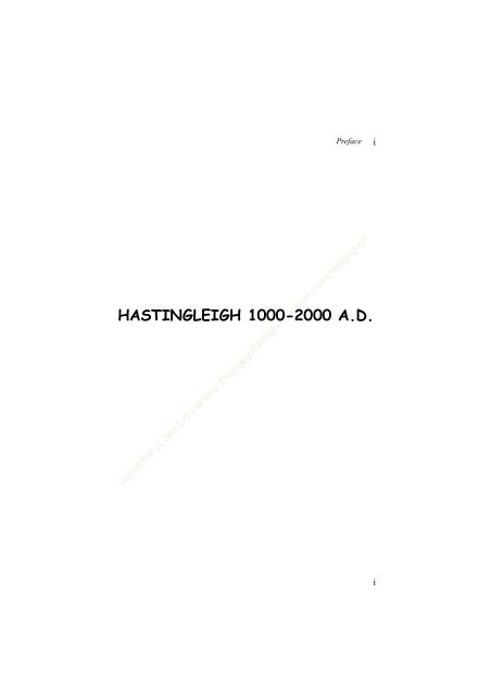 hastingleigh - Brian Berrys Book - Hastingleigh.com