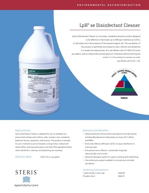 LpH® se Disinfectant Cleaner - AllMed