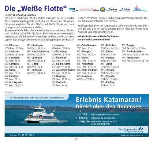 Schiffsfahrplan