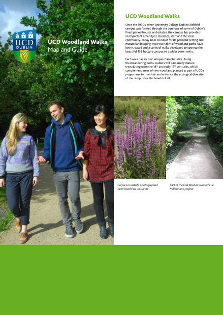 UCD Woodland Walks Map and Guide - University College Dublin