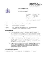 Marie Gomez Place (590 Alexander Street ... - City of Vancouver