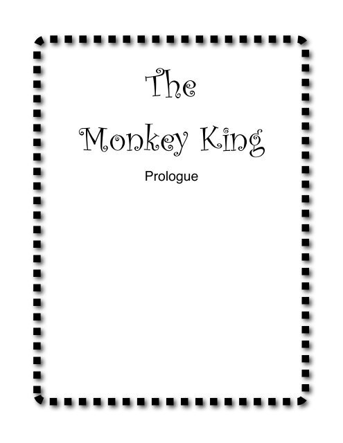 The Monkey King - Play Scripts and Songs for Teaching