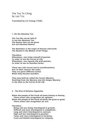 the tao te ching pdf