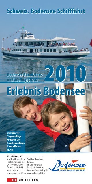 Erlebnis Bodensee - Schweizerische Bodensee ...