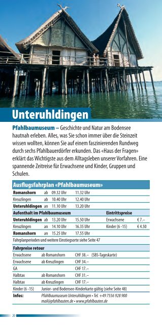 Erlebnis Bodensee - Schweizerische Bodensee ...