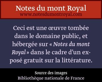M - Notes du mont Royal
