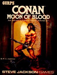 GURPS Conan: Moon of Blood - e23 - Steve Jackson Games