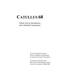 CATULLUS 68 - Scuola Normale Superiore