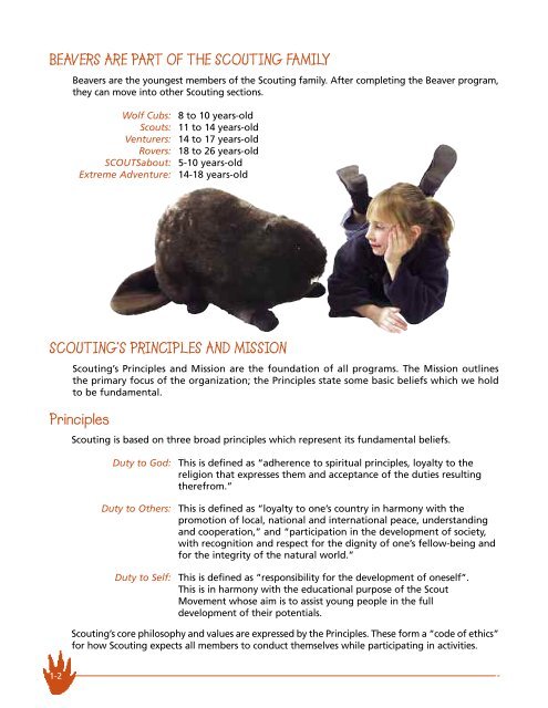 Beaver Leader's Handbook - Scouts Canada