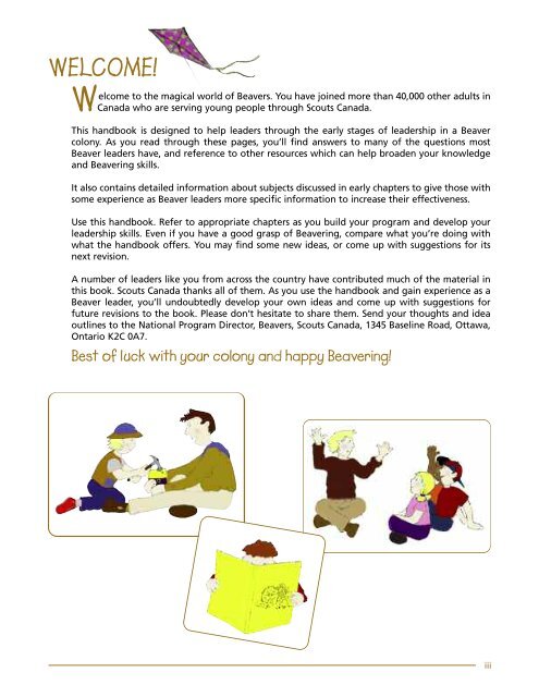 Beaver Leader's Handbook - Scouts Canada