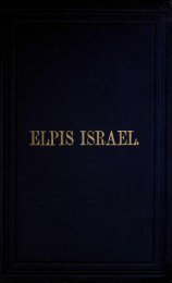1910 Elpis Israel (Age to Come) John Thomas - Watchtower ...